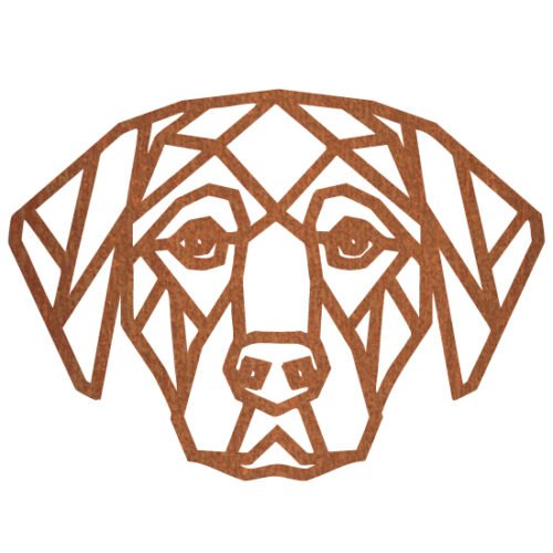 Geometrische Hond 45 x 33 cm - Afbeelding 2
