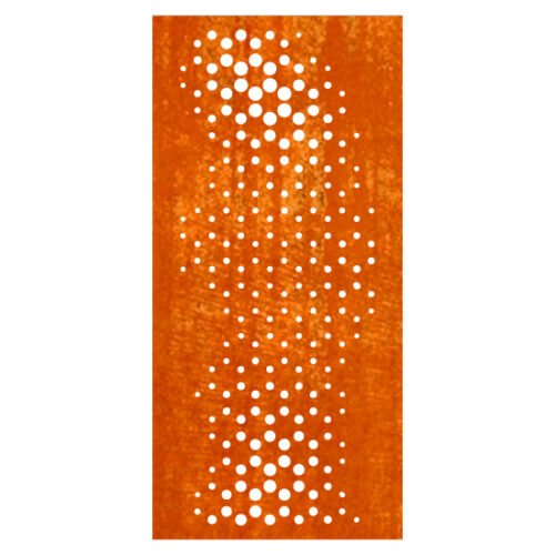 Schuttingpaneel Abstracte Cirkels  180 x 90 cm - Afbeelding 2