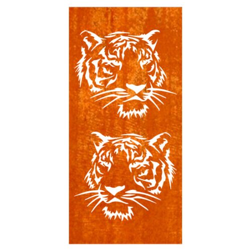 Schuttingpaneel Tijger 180 x 90 cm - Afbeelding 2