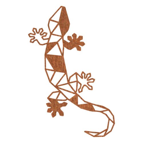 Geometrische Gekko - 31 x 23 cm - Afbeelding 2