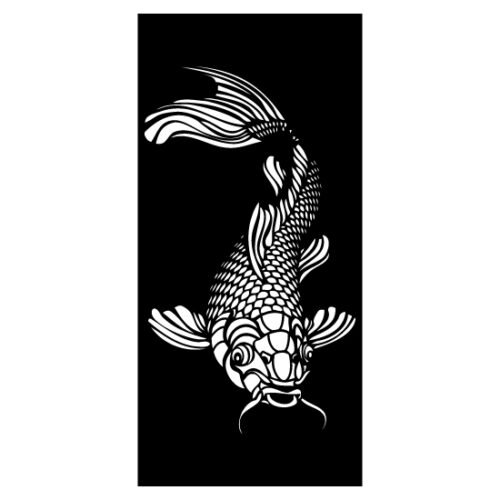 Koi Karper Schuttingpaneel  180 x 90 cm