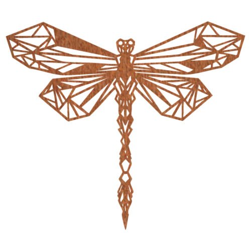 Geometrische Libelle - 29 x 33 cm - Afbeelding 2