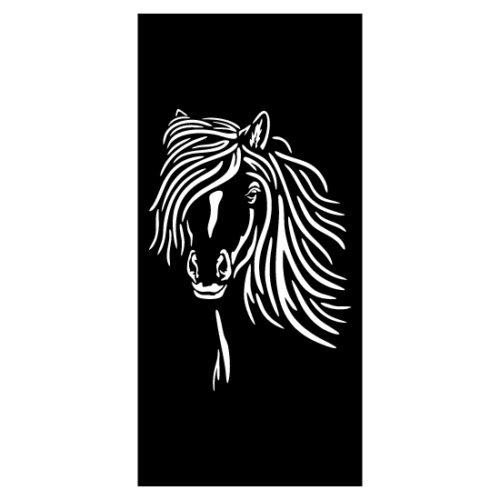Paard Schuttingpaneel 180 x 90 cm